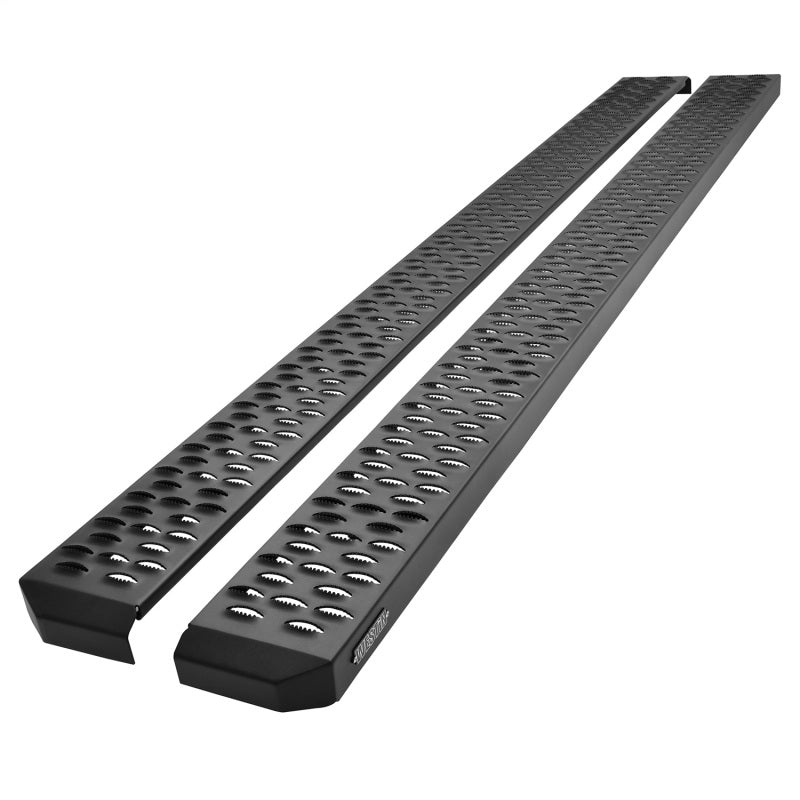 WES Running Boards - Grate - Westin Grate Steps Running Boards 83 in - Textured Black