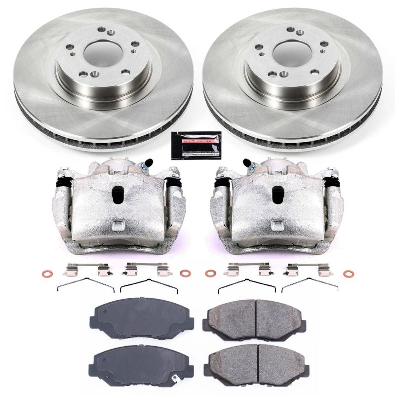 PSB Autospecialty Kit w/Cals - Power Stop 13-15 Acura ILX Front Autospecialty Brake Kit w/Calipers