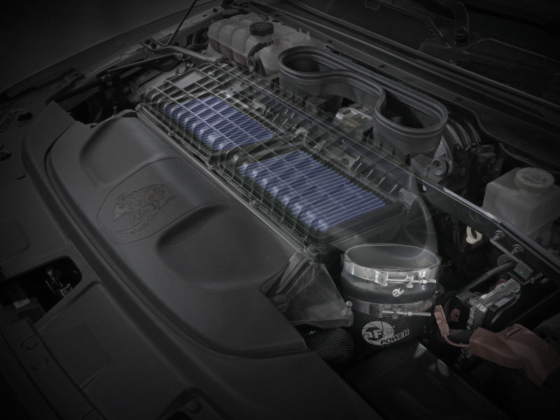 AFE Super Stock Induction System - aFe Super Stock Carbon Fiber Pro 5R Induction System 2021 RAM 1500 TRX V8-6.2L SC