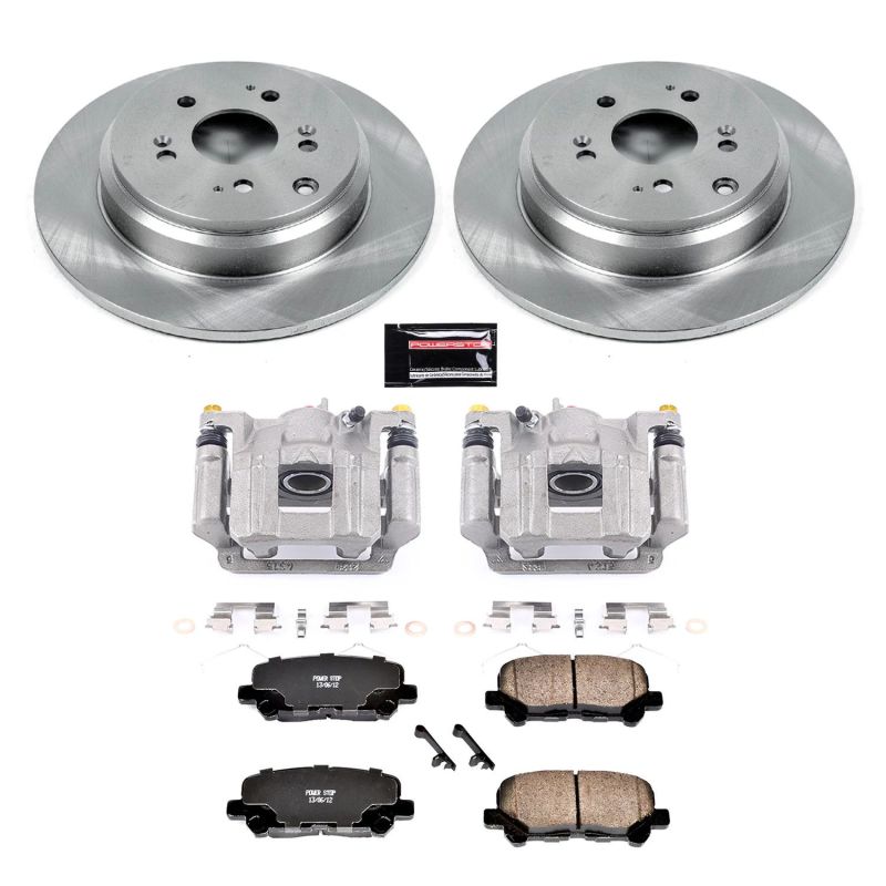 PSB Autospecialty Kit w/Cals - Power Stop 12-15 Honda Pilot Rear Autospecialty Brake Kit w/Calipers