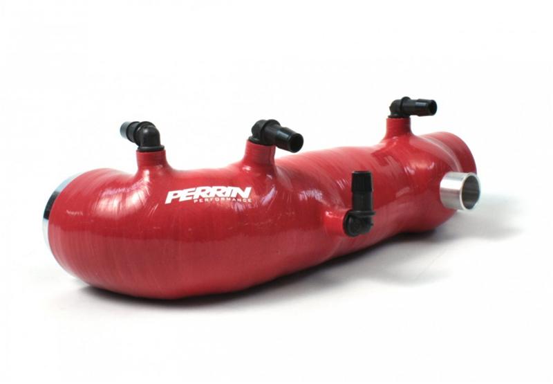 PA Air Box Hose - PERRIN 02-07 Subaru WRX / 04-21 STI / 04-08 Forester XT Turbo Inlet Hose - Red