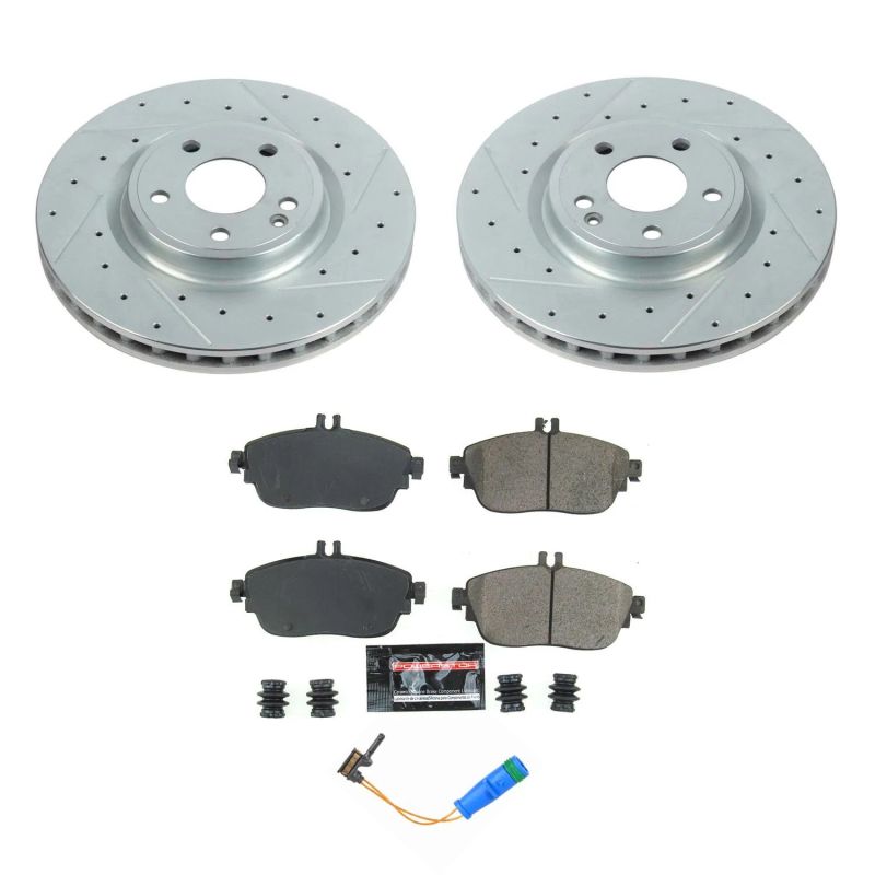 PSB Z23 Evolution Kit - Power Stop 17-19 Infiniti QX30 Front Z23 Evolution Sport Brake Kit