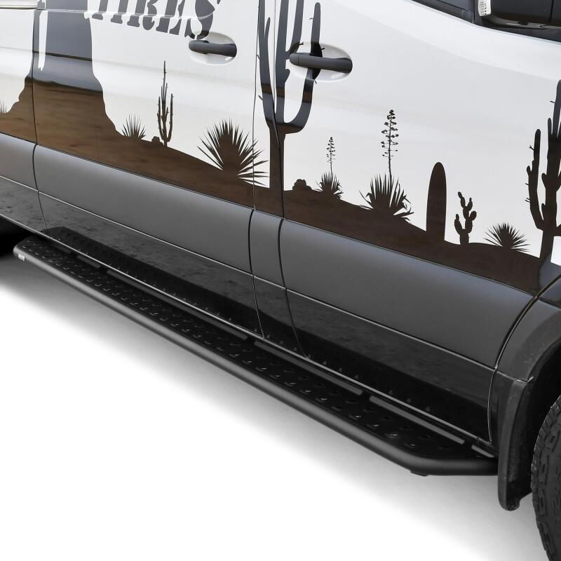 WES Nerf Bars - Outlaw - Westin 07-23 Mercedes-Benz Sprinter w/ 144in. Wheelbase Outlaw Nerf Step Bars - Textured Black