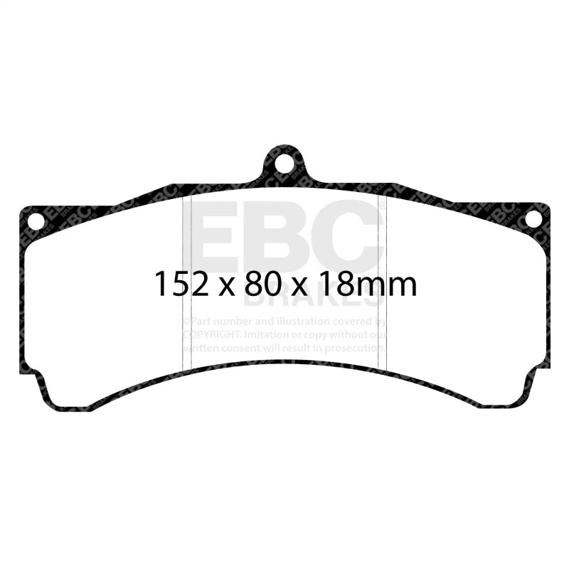 EBC Yellowstuff Brake Pad Sets - EBC Brakes Yellowstuff Performance Brake Pads