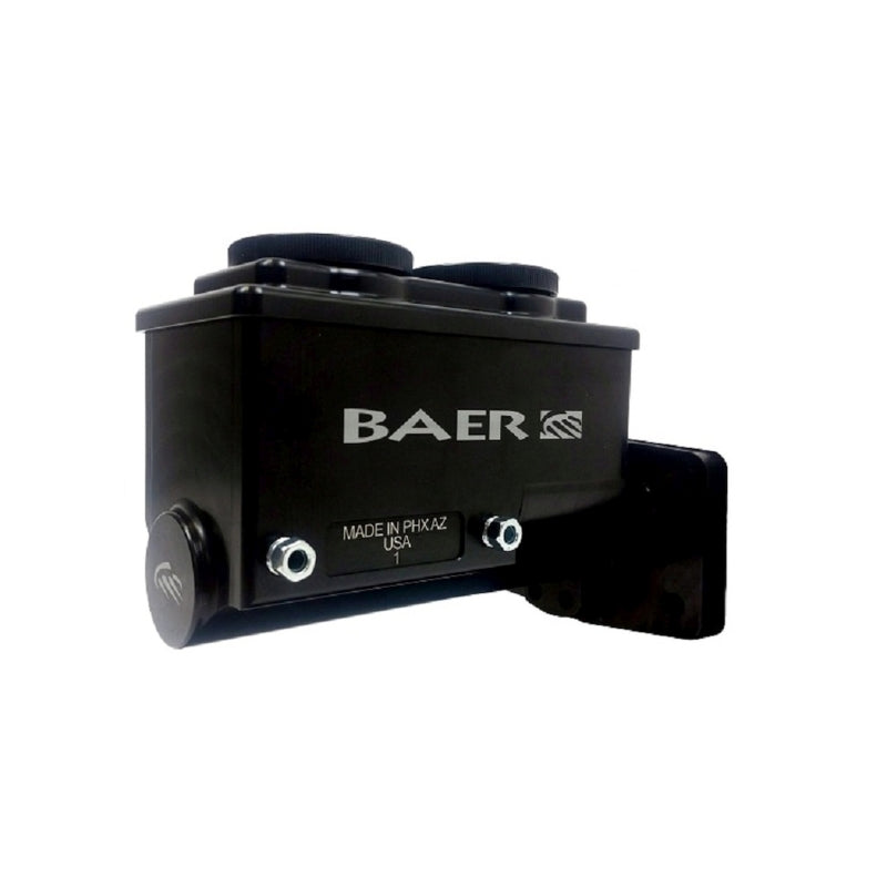 BAE Master Cylinder Kits - Baer Brakes Mopar 1-1/8in Bore Remaster 4-Bolt Left Port Master Cylinder Assembly - Black