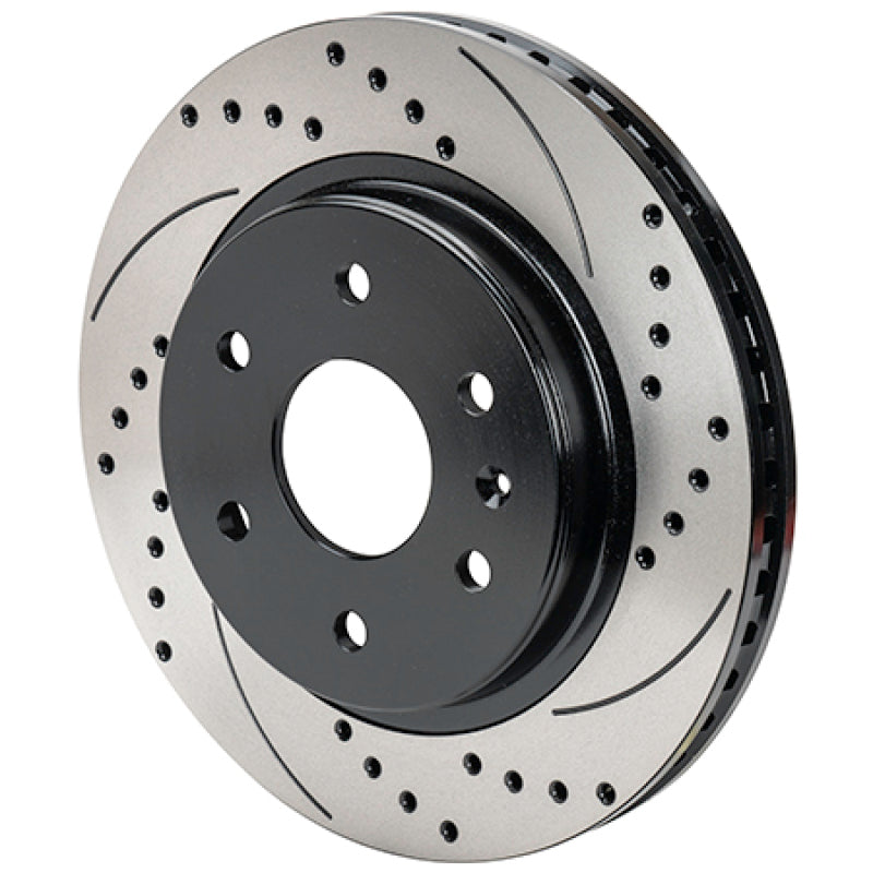 WIL Rotors - Wilwood Rotor-SRP-Drill/Slot-RH-BLK 13.38 x 1.25 - 6x5.5