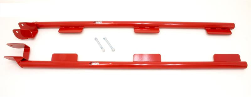 BMR Subframe Connectors - BMR 98-02 4th Gen F-Body Convertible LS1 Weld-On Tubular Subframe Connectors - Red