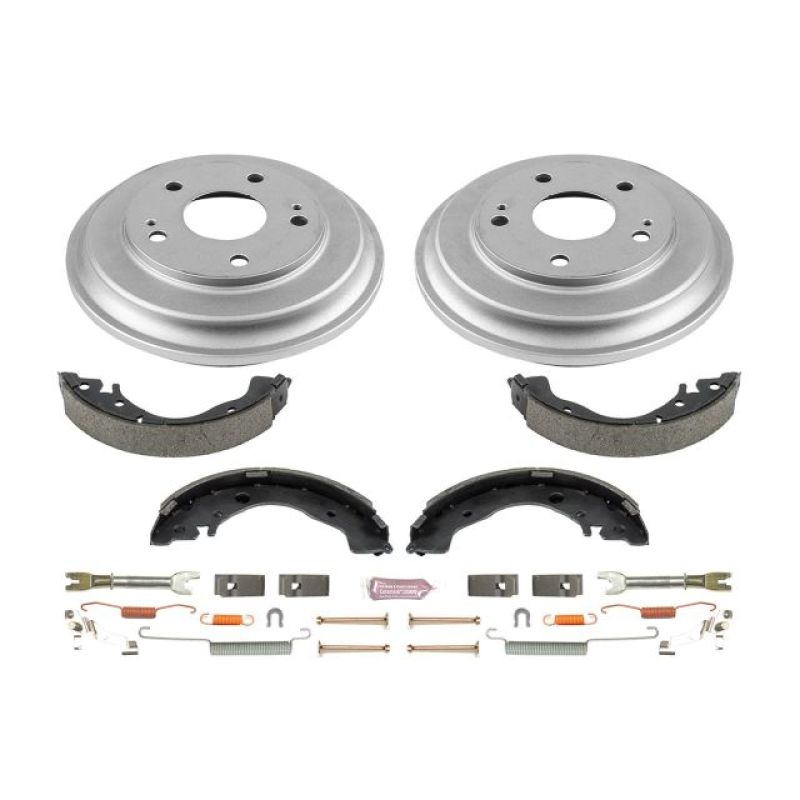 PSB Autospecialty Drum Kit - Power Stop 06-11 Honda Civic Coupe Rear Autospecialty Drum Kit