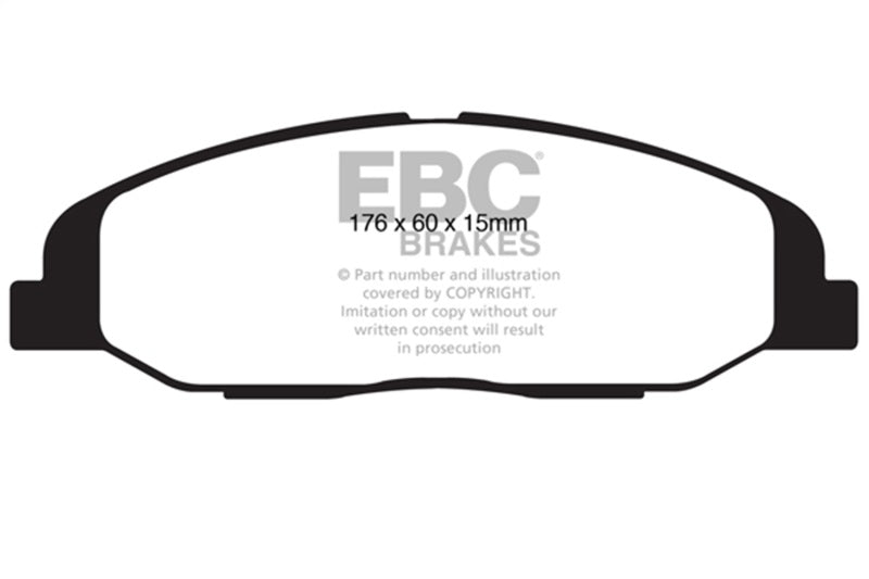 EBC Ultimax2 Brake Pad Sets - EBC 08-13 Cadillac CTS 3.0 Ultimax2 Front Brake Pads