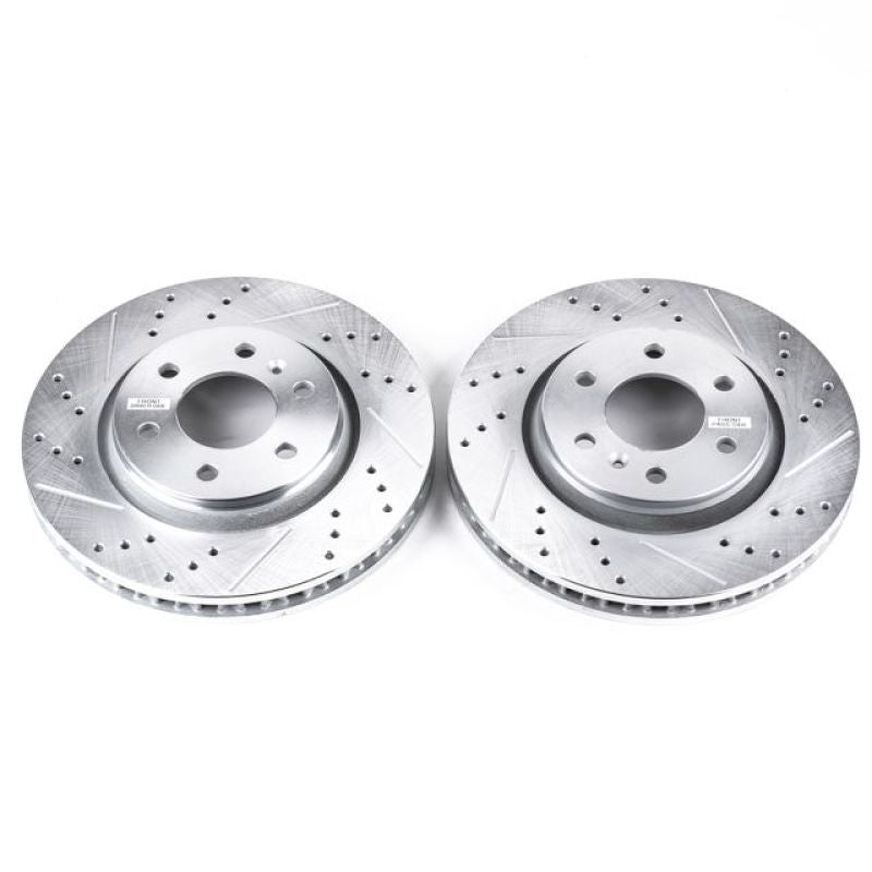 PSB Evolution Drill/Slot Rotor - Power Stop 06-07 Buick Terraza Front Evolution Drilled & Slotted Rotors - Pair