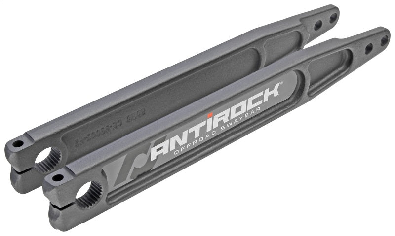 ROK Antirock Sway Bars - RockJock Antirock Forged Chromoly Sway Bar Arms 17in Long x 28 Spline w/ Stickers Pair
