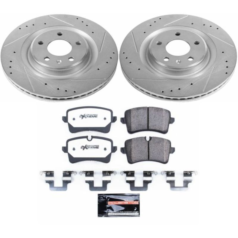 PSB Z26 Street Warrior Kit - Power Stop 2012 Audi A7 Quattro Rear Z26 Street Warrior Brake Kit