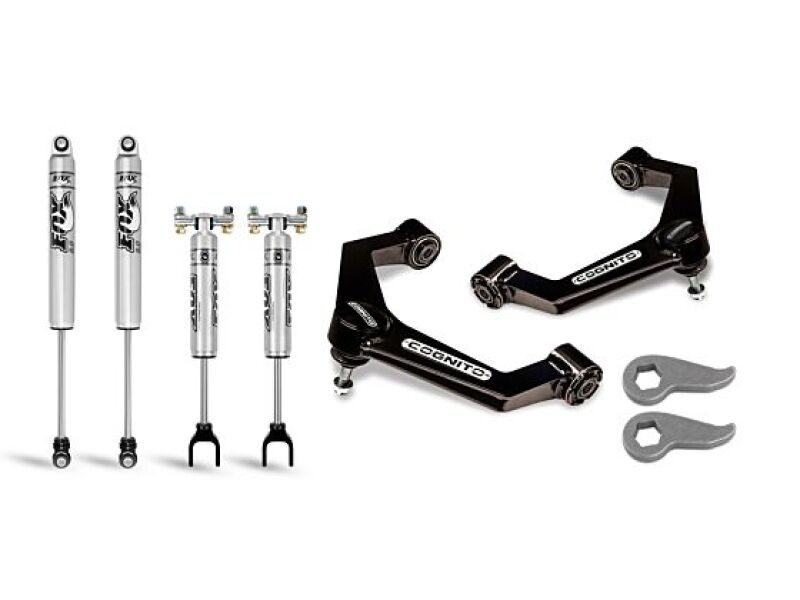 COG Leveling Kit - Performance - Cognito 20-24 Chevy Silv/Sierra 2500/3500HD 2WD/4WD 3in Perf Ball Joint Lvling Kit w/ Fox PS 2.0 IFP