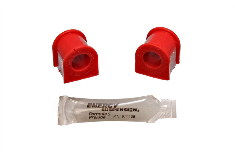 ES Sway Bar Bushings - Red - Energy Suspension 90-93 Acura Integra / 88-91 Honda Civic/CRX Red 15mm Rear Sway Bar Bushings