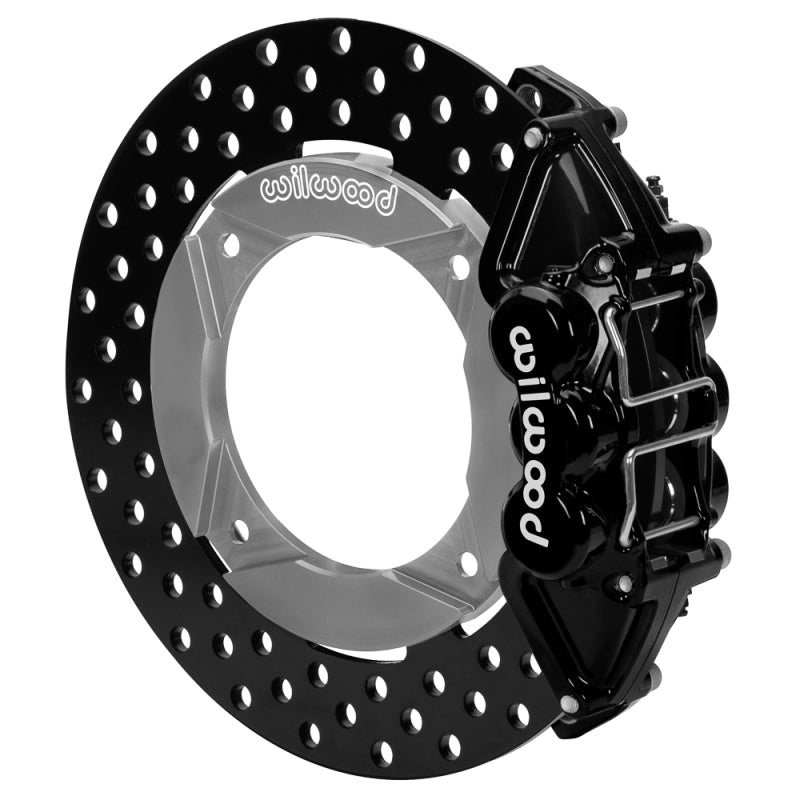 WIL UTV Big Brake Kits - Wilwood 2014+ Polaris RZR XP 1000 Rear Kit 11.25in Drilled - Black