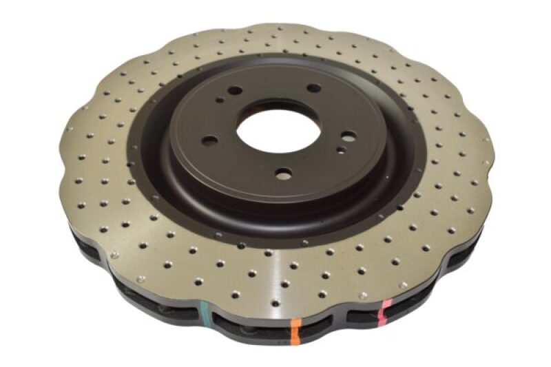 DBA 4000 Series Drilled Rotors - DBA 2006 Audi A3 Front 4000 Series Drilled Wavey Rotor