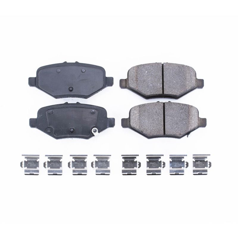 PSB Z17 Evolution Brake Pads - Power Stop 13-16 Ford Explorer Rear Z17 Evolution Ceramic Brake Pads w/Hardware