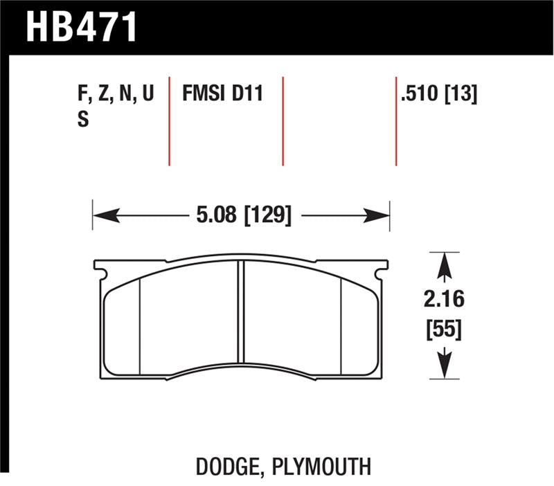HAWK HPS Brake Pad Sets - Hawk HPS Street Brake Pads