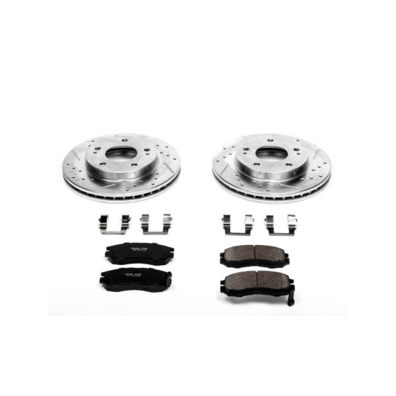 PSB Z23 Evolution Kit - Power Stop 95-05 Chrysler Sebring Front Z23 Evolution Sport Brake Kit
