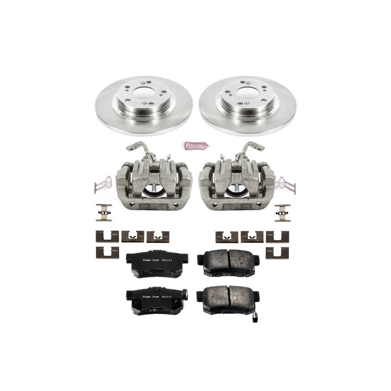 PSB Autospecialty Kit w/Cals - Power Stop 00-09 Honda S2000 Rear Autospecialty Brake Kit w/Calipers