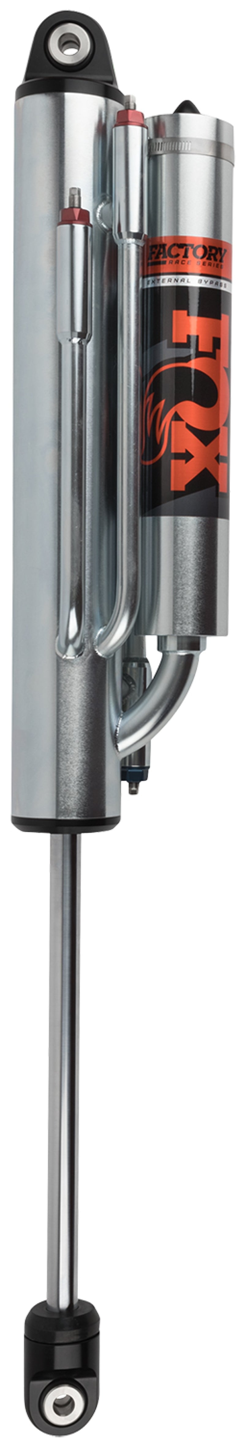 FOX 2.5 Factory Bypass Shock - Fox 2.5 Factory Series 8in. Piggyback Res. 3-Tube Bypass Shock 7/8in. Shaft (21/70) - Black/Zinc