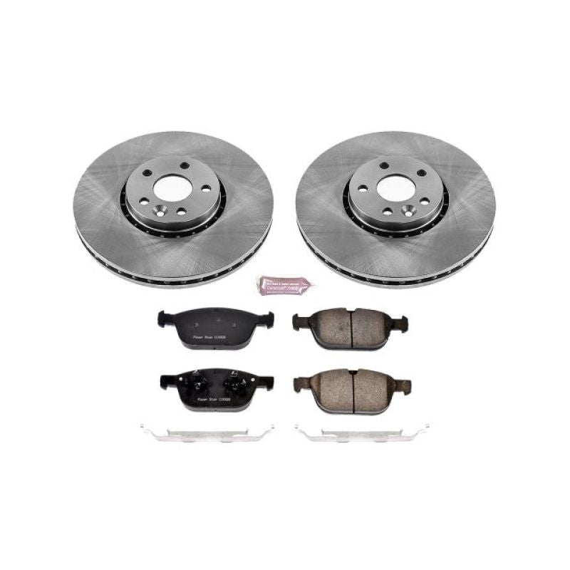 PSB Autospecialty Kit - Power Stop 10-15 Volvo XC60 Front Autospecialty Brake Kit