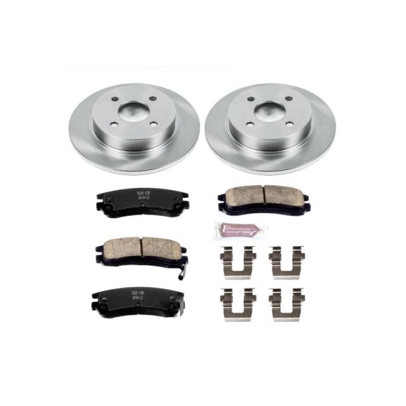 PSB Autospecialty Kit - Power Stop 96-98 Saturn SC1 Rear Autospecialty Brake Kit