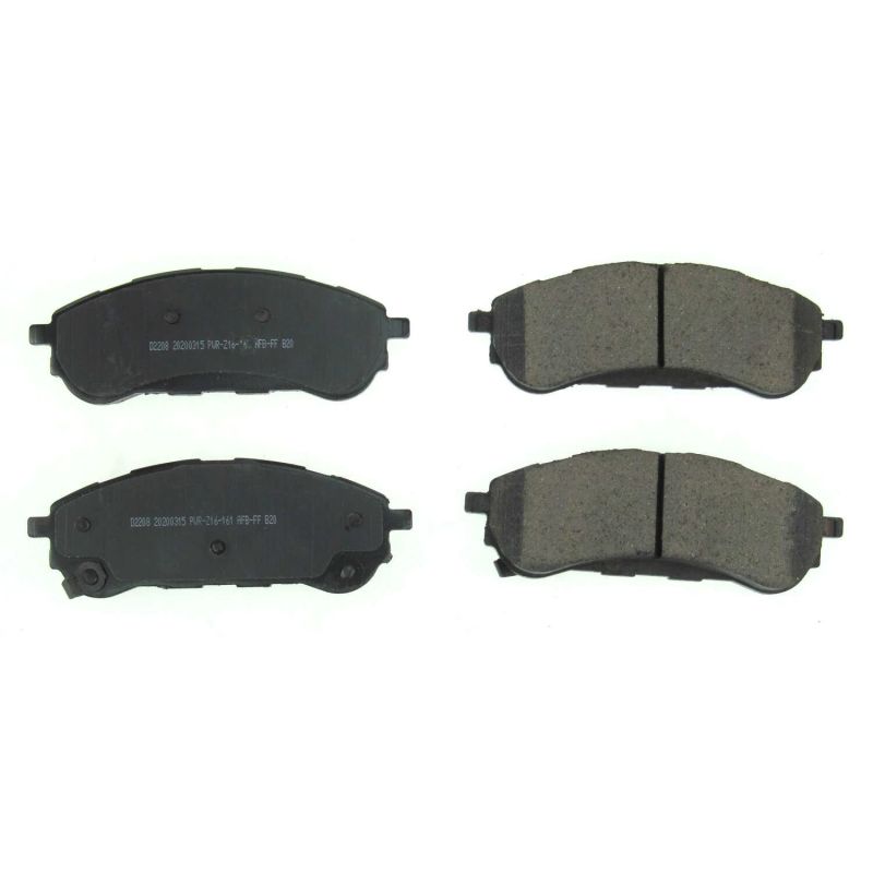 PSB Z16 Evolution Brake Pads - Power Stop 2019 Ford Ranger Rear Z16 Evolution Ceramic Brake Pads