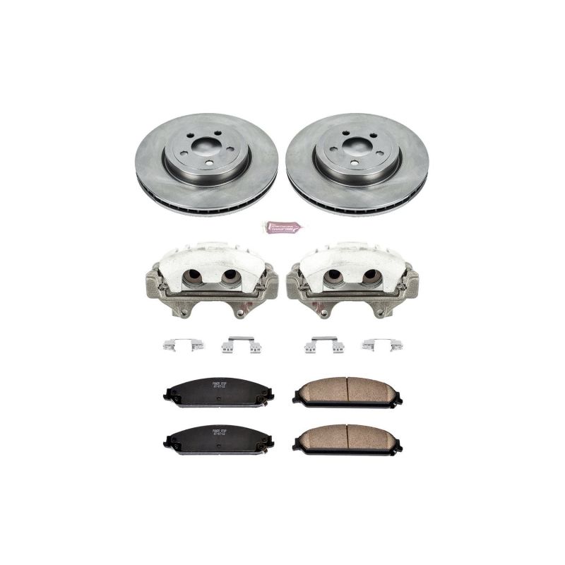 PSB Autospecialty Caliper - Power Stop 12-20 Dodge Charger Front Autospecialty Kit w/Cals