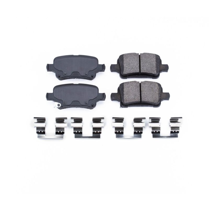 PSB Z17 Evolution Brake Pads - Power Stop 17-18 Buick LaCrosse Rear Z17 Evolution Ceramic Brake Pads w/Hardware