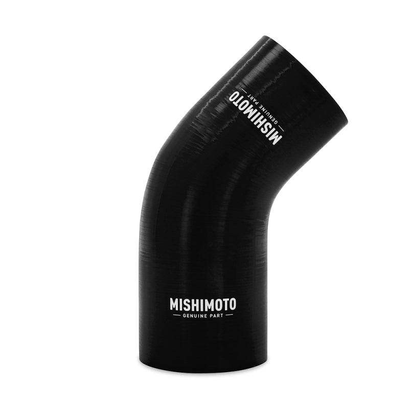 MM Couplers - 45 Deg - Mishimoto Silicone Reducer Coupler 45 Degree 2in to 2.5in - Black