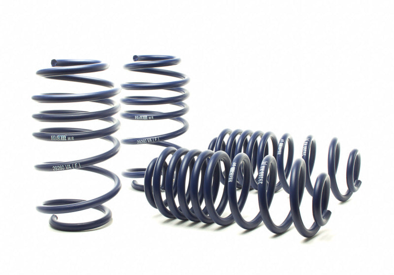 HR Race Springs - H&R 05-10 Volkswagen Jetta/Jetta SportWagen 2.5L/1.9L TDI/2.0T MK5 Race Spring
