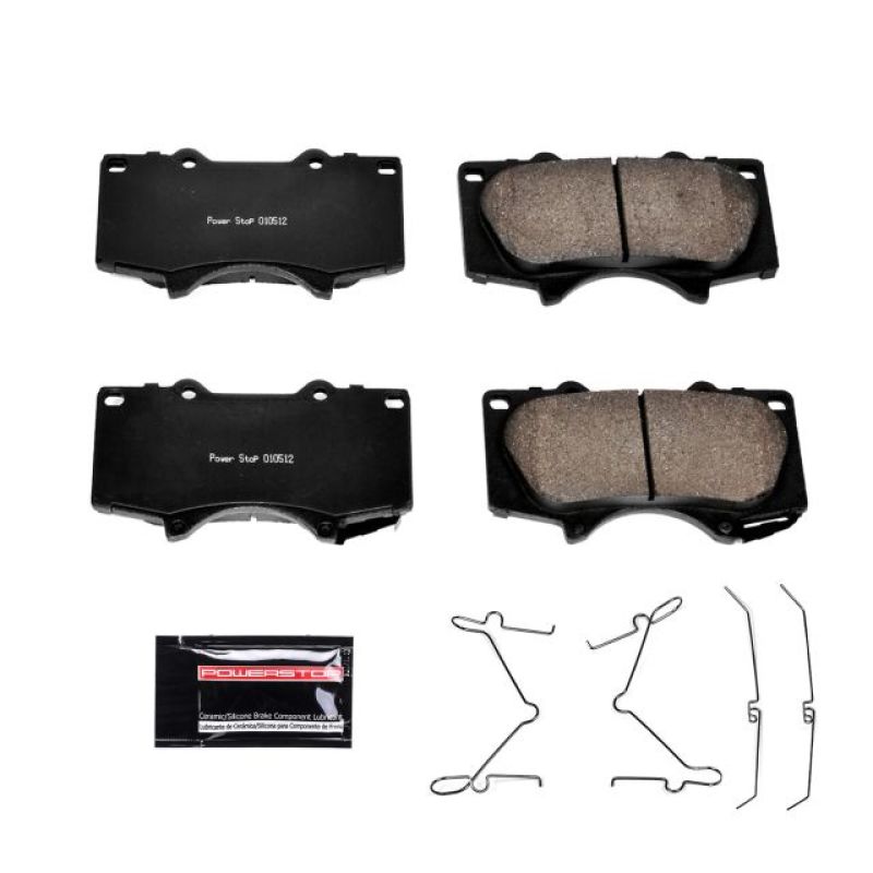 PSB Z23 Evolution Brake Pads - Power Stop 10-19 Lexus GX460 Front Z23 Evolution Sport Brake Pads w/Hardware