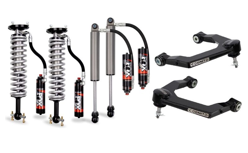 COG Leveling Kit - Elite - Cognito 19-25 Chevy/GMC Silv/Sierra 1500 1in Elite Leveling Kit w/ Fox 2.5 Elite Perf Shocks