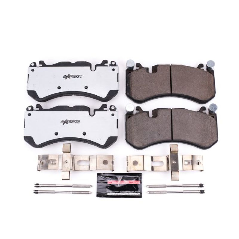 PSB Z26 Extreme Brake Pads - Power Stop 14-18 Audi RS7 Front Z26 Extreme Street Brake Pads w/Hardware