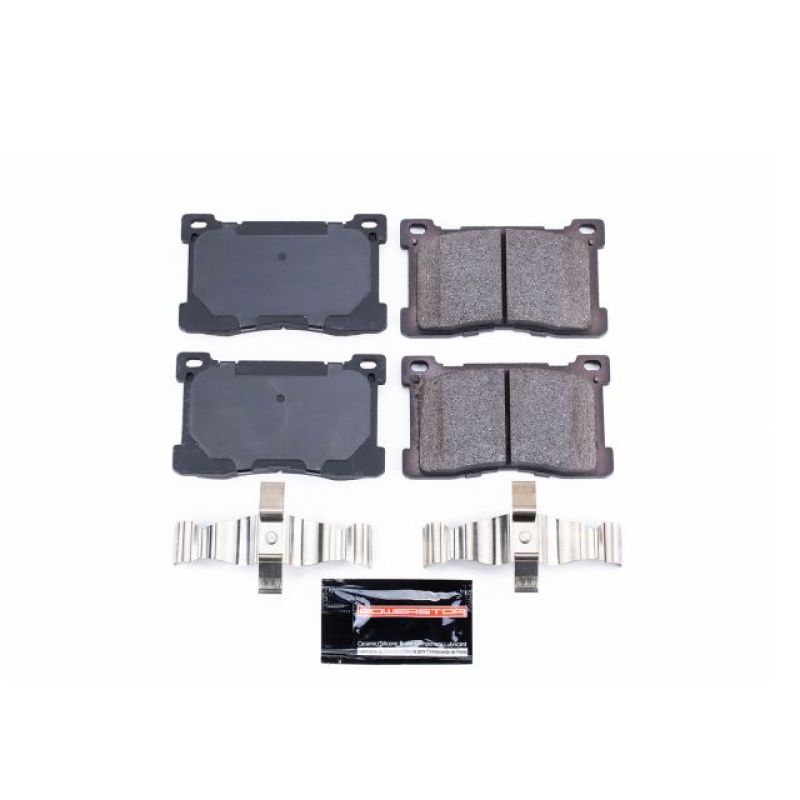 PSB Z23 Evolution Brake Pads - Power Stop 12-16 Hyundai Equus Front Z23 Evolution Sport Brake Pads w/Hardware