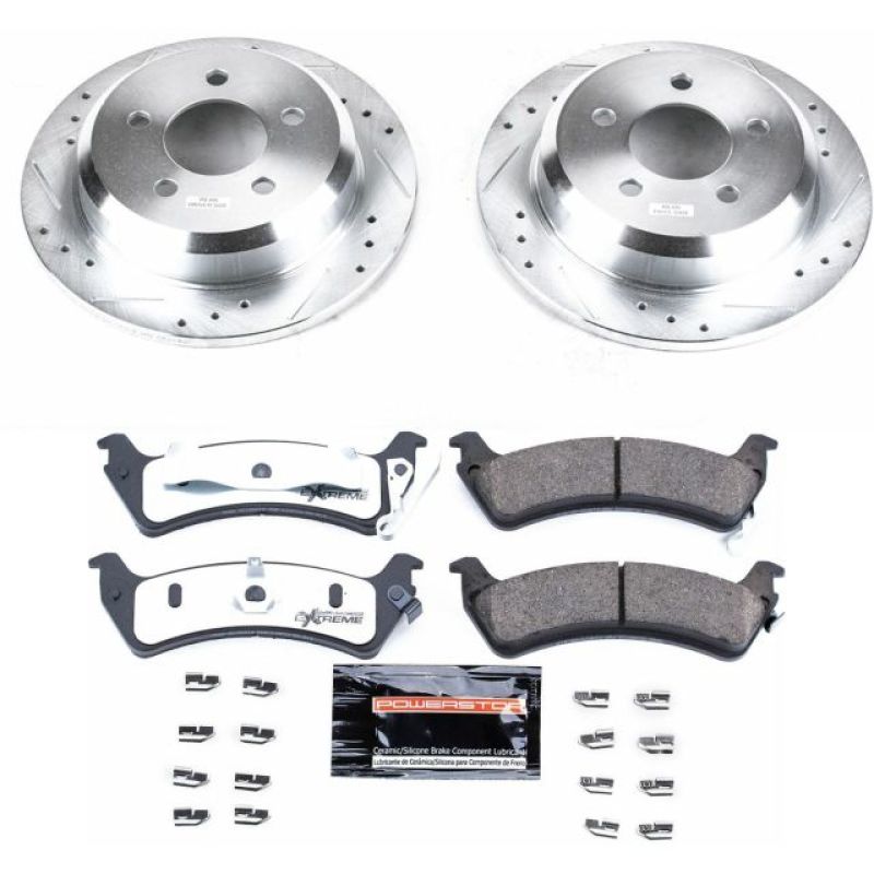 PSB Z36 Truck & Tow Kit - Power Stop 93-98 Jeep Grand Cherokee Rear Z36 Truck & Tow Brake Kit