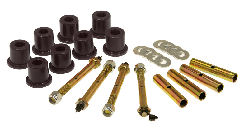 PRO Spring/Shackle Bush- Blk - Prothane 76-86 Jeep CJ5/7/8 Front Shackle Bushings - Black