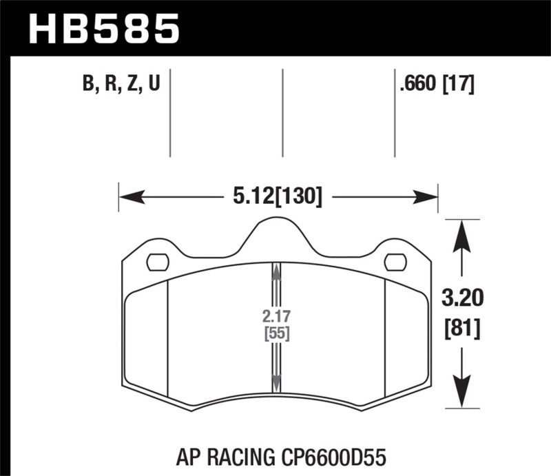 HAWK Ceramic Brake Pad Sets - Hawk Performance Ceramic Street Brake Pads