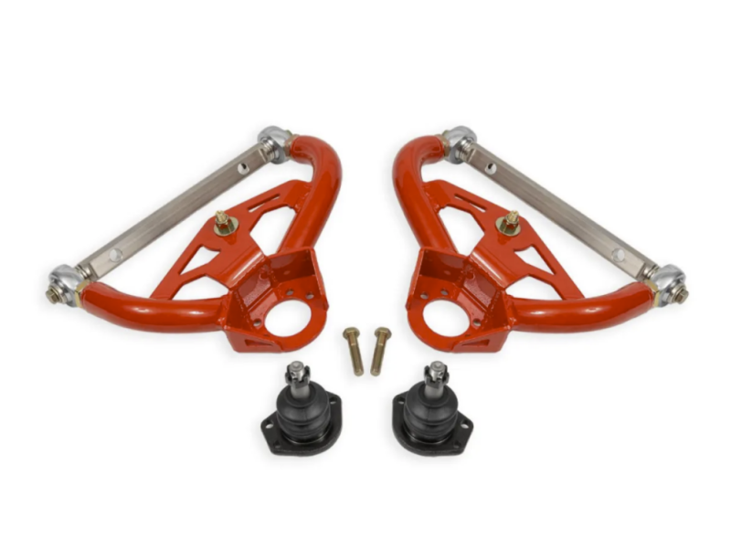 BMR Control Arms - BMR 78-87 GM G-Body Adjustable Upper A-Arms Standard Ball Joint - Red
