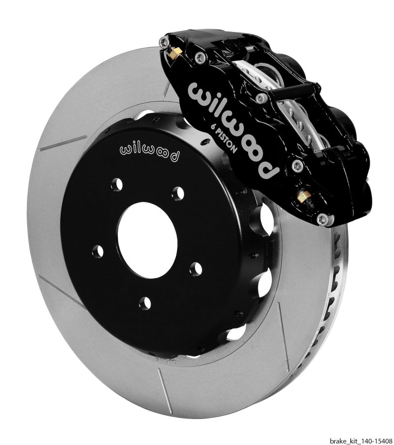WIL Superlite Brake Kit - Wilwood Narrow Superlite 6R Dust Seal Front Hub Kit 14.00in w/ Lines 04-06 GTO