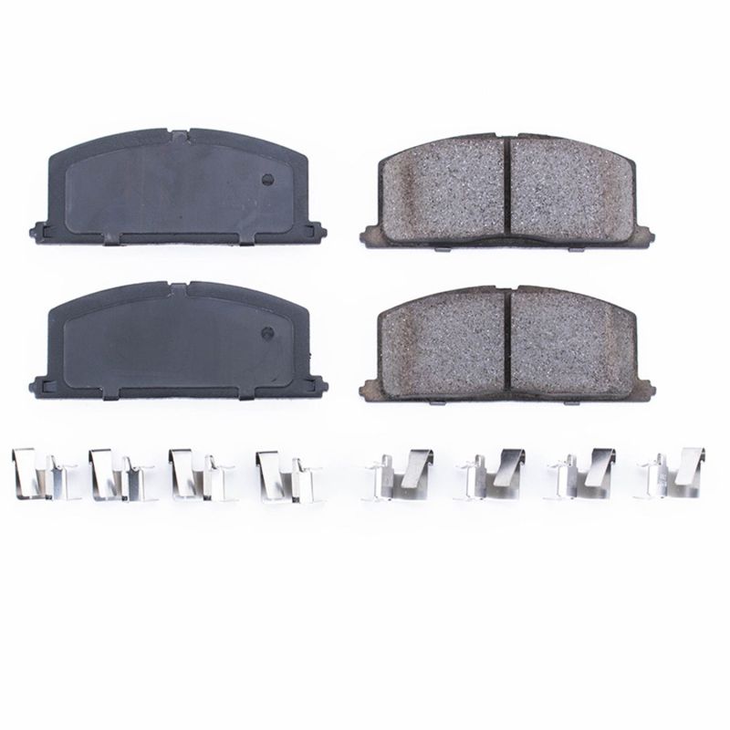 PSB Z17 Evolution Brake Pads - Power Stop 85-88 Chevrolet Nova Front Z17 Evolution Ceramic Brake Pads w/Hardware