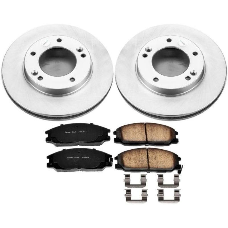 PSB Z17 Evolution Coated Kit - Power Stop 03-06 Kia Sorento Front Z17 Evolution Geomet Coated Brake Kit