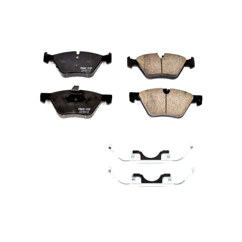 PSB Z17 Evolution Brake Pads - Power Stop 2005 Jaguar Vanden Plas Front Z17 Evolution Ceramic Brake Pads w/Hardware
