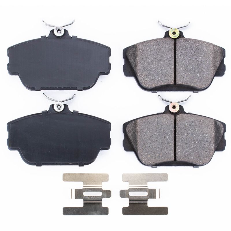 PSB Z17 Evolution Brake Pads - Power Stop 95-99 Ford Taurus Front Z17 Evolution Ceramic Brake Pads w/Hardware