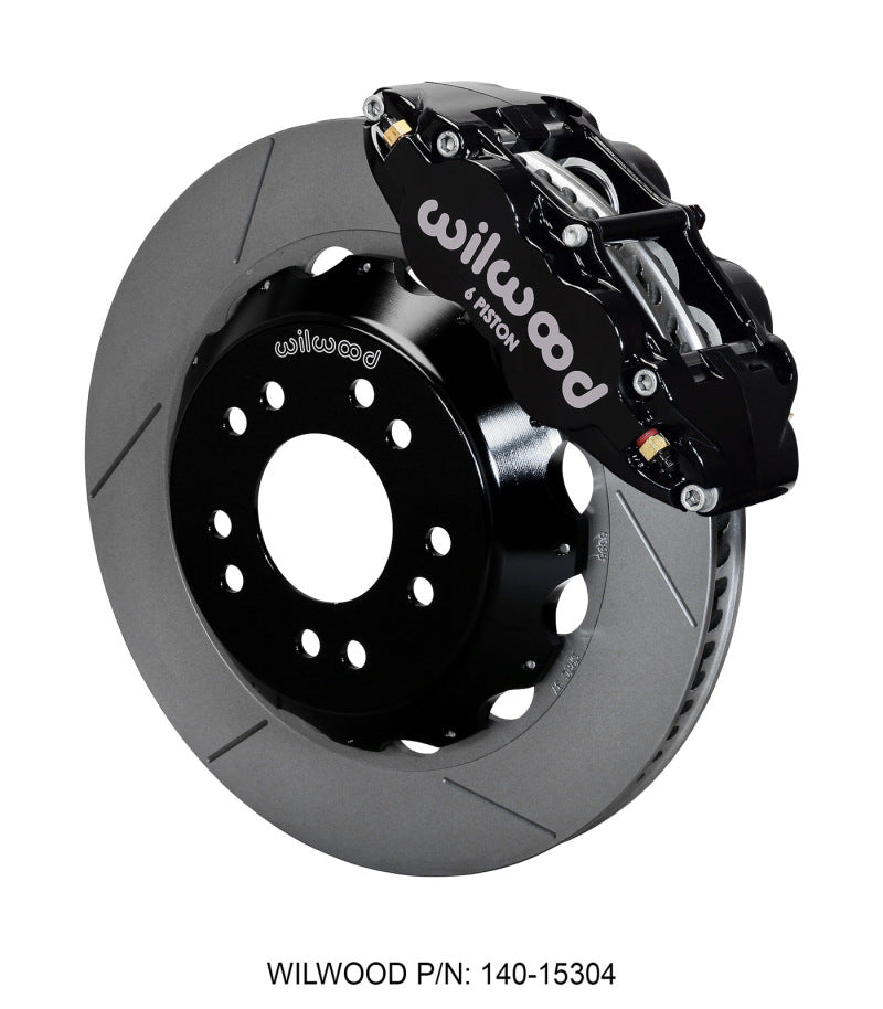 WIL Superlite Brake Kit - Wilwood Narrow Superlite 6R Front Hat Kit 14.00 63-87 C10 w/ Wilwood Pro Spindles