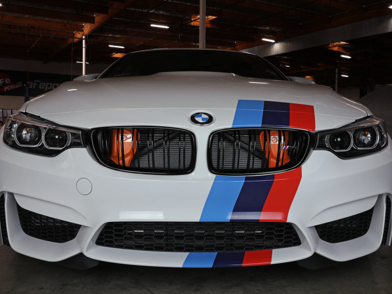 AFE Air Scoops - aFe Magnum FORCE Dynamic Air Scoop 15-18 BMW M3/15-20 M4 - Orange