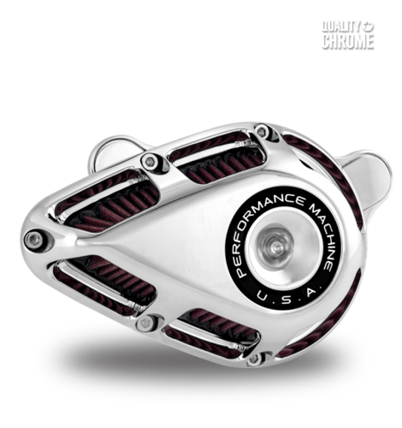 PFM Air Cleaners - Performance Machine Jet Air Cleaner - Chrome
