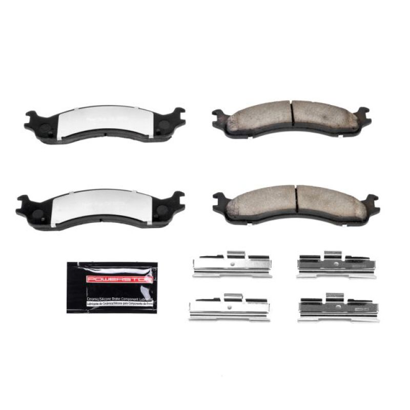 PSB Z36 Truck & Tow Brake Pads - Power Stop 1998 Dodge B2500 Front Z36 Truck & Tow Brake Pads w/Hardware
