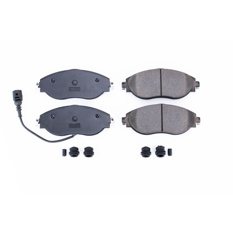 PSB Z17 Evolution Brake Pads - Power Stop 2019 Audi A3 Quattro Front Z17 Evolution Ceramic Brake Pads w/Hardware